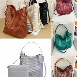 🔹️FINAL SALE🔹️Elegant Woven Leather Crossbody/Shoulder Bag